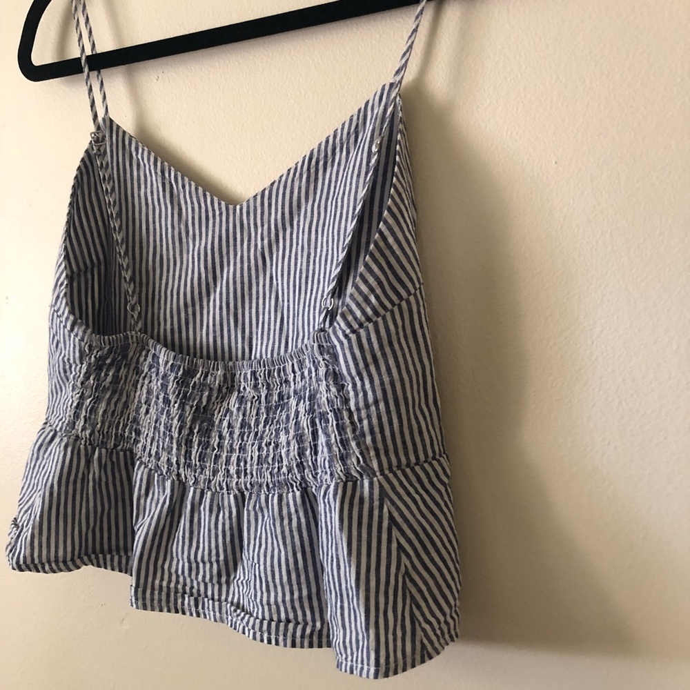 PEPLUM STRIPED TOP - Picture 4 of 5